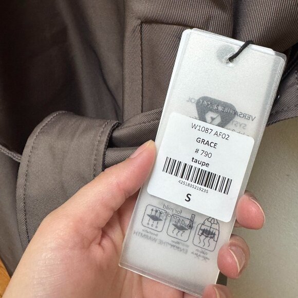 g-lab *NEW* Grace 2-in-1 Primaloft Taupe Trench Coat - Picture 15 of 16